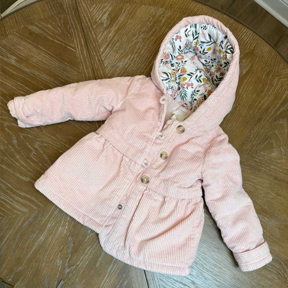 The Prairie corduroy pink girls coat